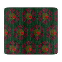 Plaid Snowflake Cutting Boards