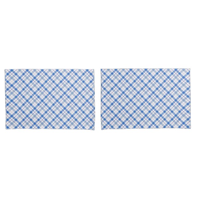 Plaid Standard Size Pillowcase Set (Front-Set)