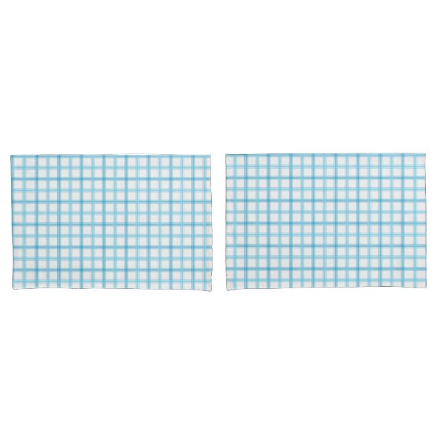 Plaid Standard Size Pillowcase Set (Front-Set)