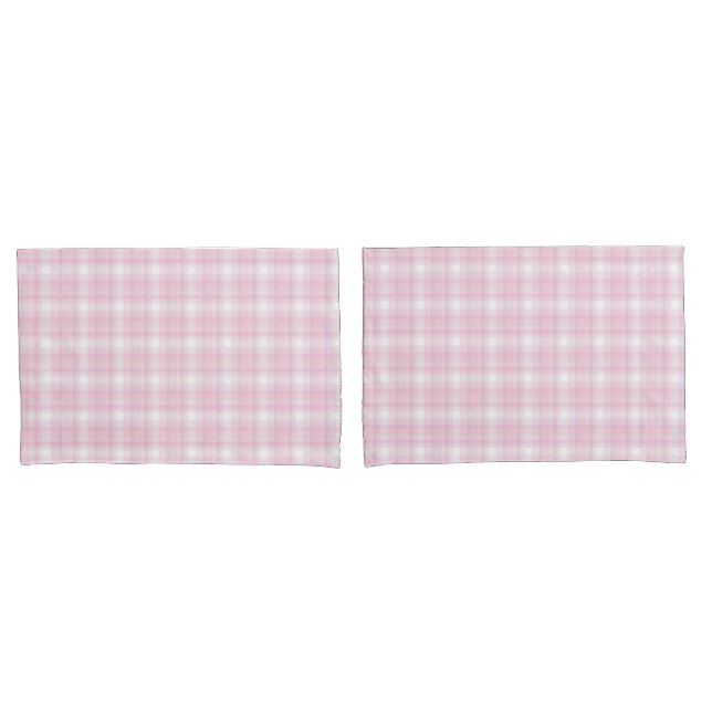Plaid Standard Size Pillowcase Set (Front-Set)