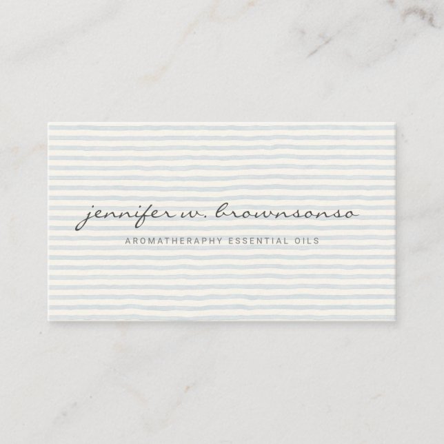 Plaid Striped Business Card (Front)