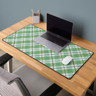 Plaid Tartan Blanc Vert Anglais