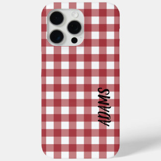 Plaid Tartan iPhone 15 Pro Max Case