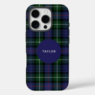 Plaid Tartan Clan MacKenzie Personalized iPhone 16 Pro Case