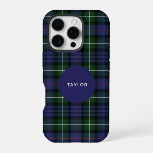 Plaid Tartan Clan MacKenzie Personalized iPhone 16 Pro Case