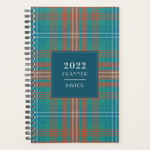 Plaid Tartan Clan Wilson Chequered 2022 Planner