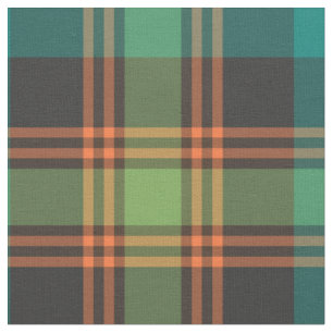 Plaid tartan pattern fabric