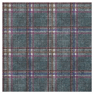 plaid tartan plaid classic blue lilac brown fabric