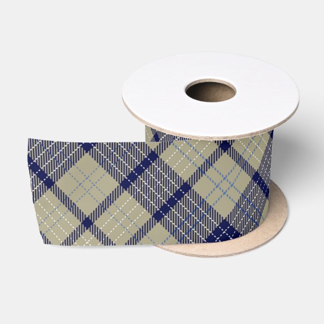 Plaid Tartan Satin Ribbon (Spool)