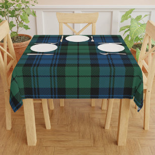 Plaid Tartan Scottish Clan Campbell  Tablecloth