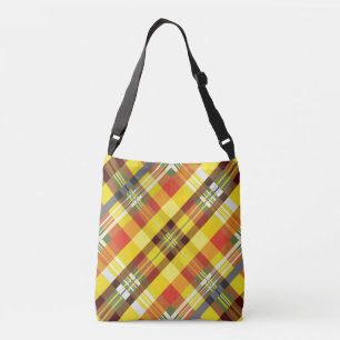 Plaid / Tartan - 'Sunflower' Crossbody Bag