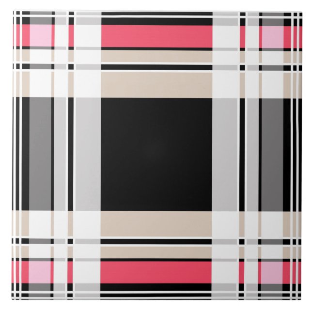 Plaid , tartan tile (Front)
