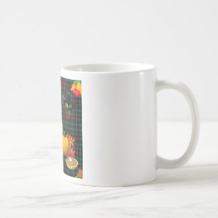 plaid thanksgiving coffee mug