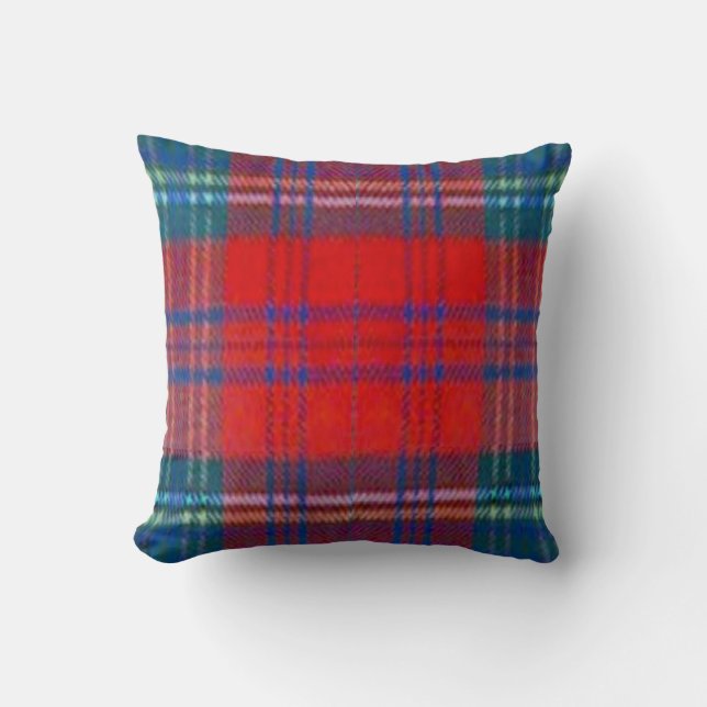 Plaid Throw Pillow (Front)