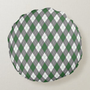plaid throw pillow