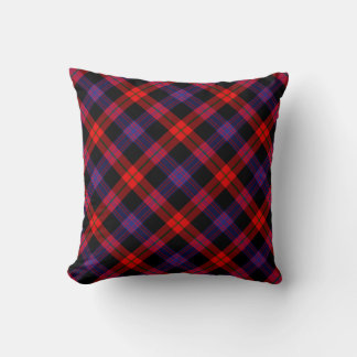 Plaid Throw Pillows Brown Modern Tartan Pillow