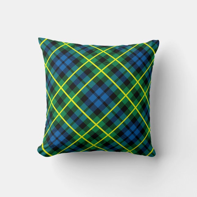 Plaid Throw Pillows Campbell Of Breadalbane Ancien (Front)