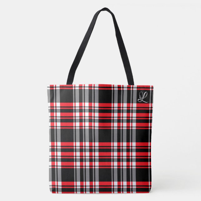 Plaid Tote Bag (Front)
