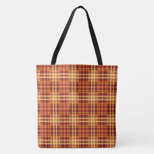 Plaid Tote Bag