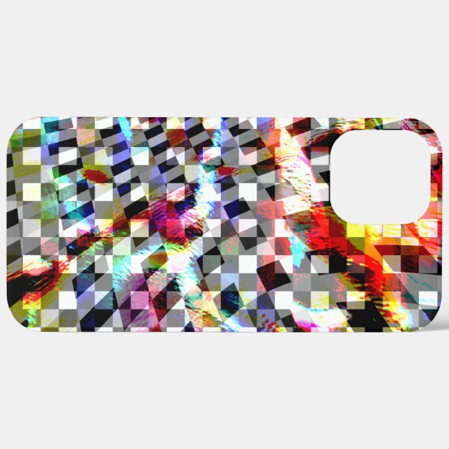 Plaid twisted under coloured spots, scandalous  st Case-Mate iPhone case (Back (Horizontal))