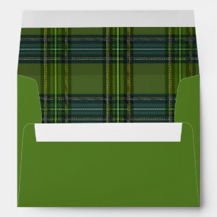 Plaid vert - Enveloppe