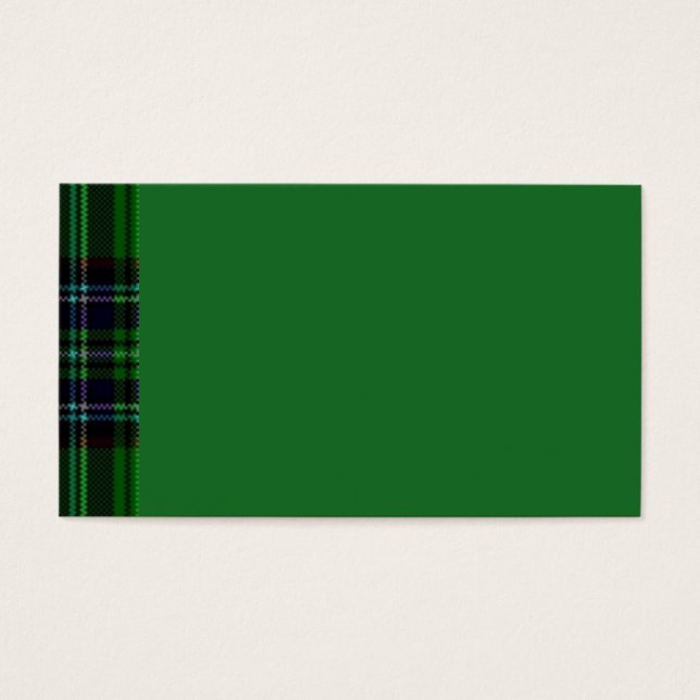 Plaid vert et noir (Devant)