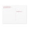 Plaid Winter Scarf Holiday Postcard - Brick