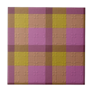 Plaid With Pattern Tile