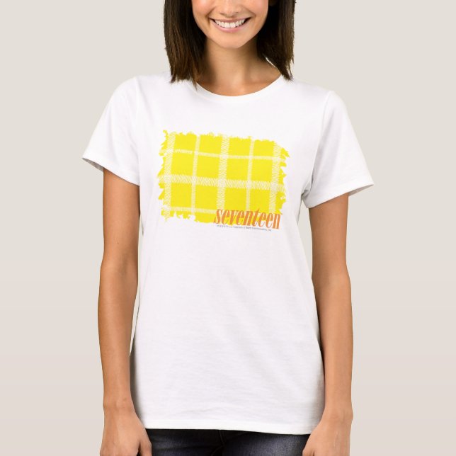 Plaid Yellow 3 T-Shirt (Front)