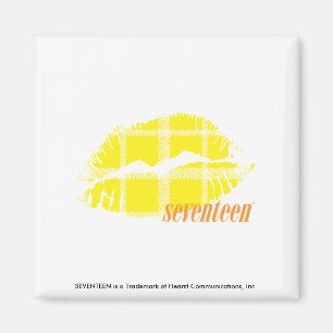 Plaid Yellow Magnet