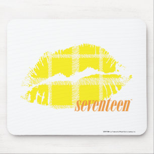 Plaid Yellow Mouse Pad