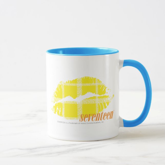 Plaid Yellow Mug (Right)