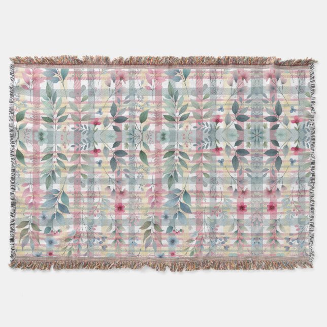 Plaidwing Picnic Throw Blanket (Front)