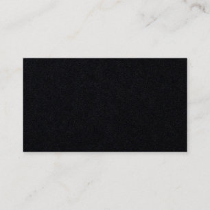 Plain 3.5" x 2" Premium 130lb Black Business Card
