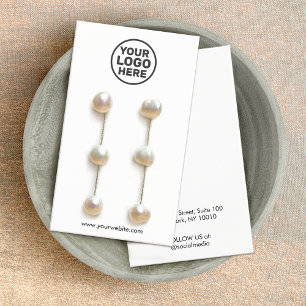 Plain Add Your Logo Any Colour Earring Display Car