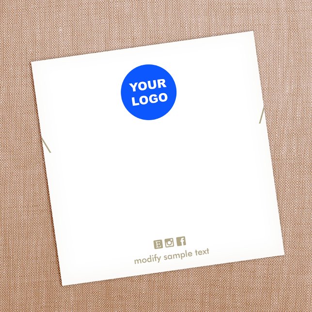 Plain Ajouter Votre Logo Collier Bracelet Carte d' (Créateur téléchargé)