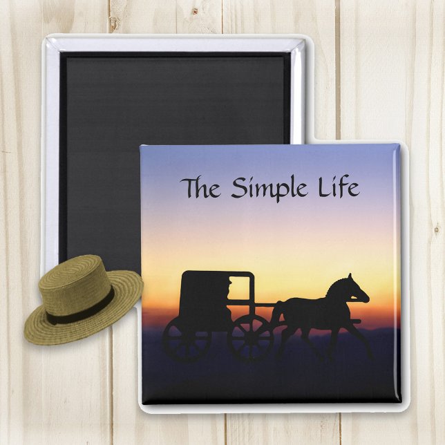 Plain and Simple Amish Life Magnet (Creator Uploaded)