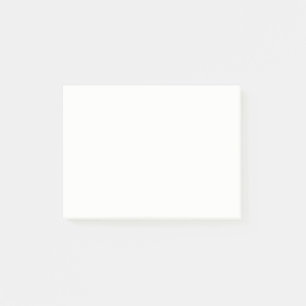 Plain Arctic Milk White colour Post-it Notes