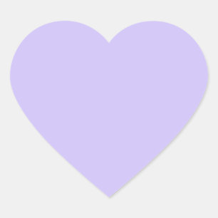 Plain Artistic Pink Purple : Add text or image Heart Sticker