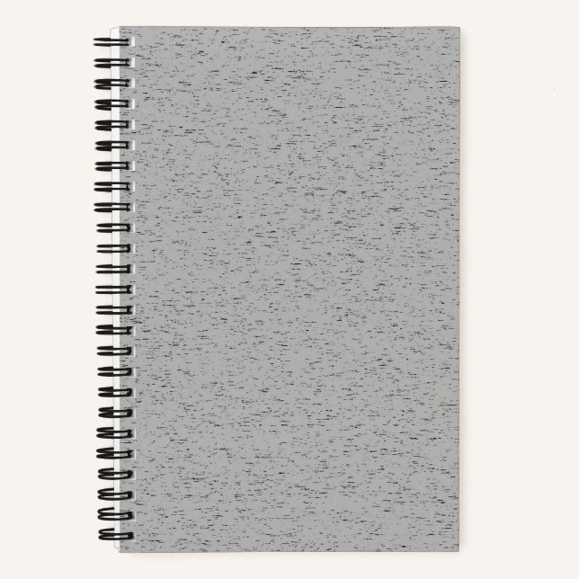 Plain Ash Colour Notebook (Front)