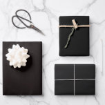 Plain Asphalt Eerie Black Shades 3 Tones Wrapping Paper Sheet<br><div class="desc">Embrace the allure of black shades with our captivating collection! Explore the depths of Asphalt,  the mysterious allure of Eerie Black,  and the bold contrast of Black with 3 tones. Get ready to elevate your celebrations with a touch of sophistication and style with our captivating collection.</div>