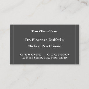 Plain, Basic Business Card