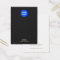 Plain Black Add Your Logo Earring Display Card