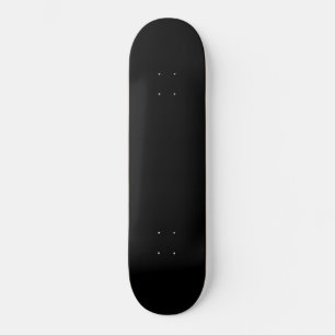 Plain Black Blank Skateboard