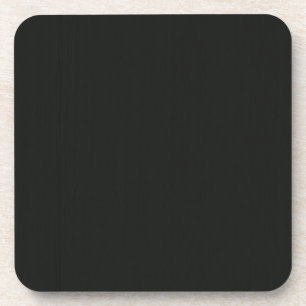 Plain Blank Black Grey DIY add quote text photo Coaster