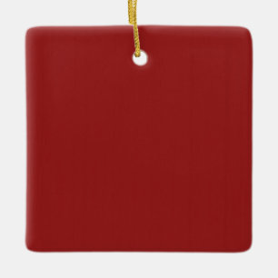 Plain Blank Red Shades DIY add text quote photo Ceramic Ornament