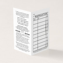 Plain Blood Pressure Wallet Card 2021