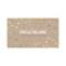 PLAIN BOLD MINIMAL smart text confetti gold kraft