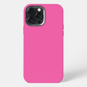 Plain bright hot pink iPhone 13 pro max case