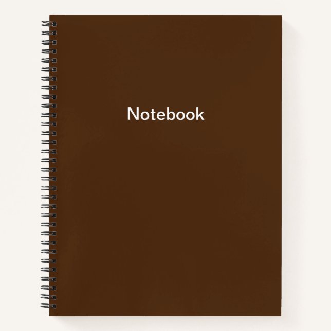 Plain Brown Notebook (Front)